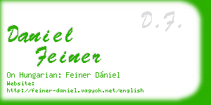 daniel feiner business card